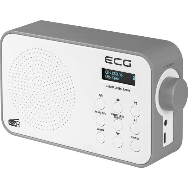 Radiopřijímač s DAB+ ECG RD 110 DAB bílá barva
