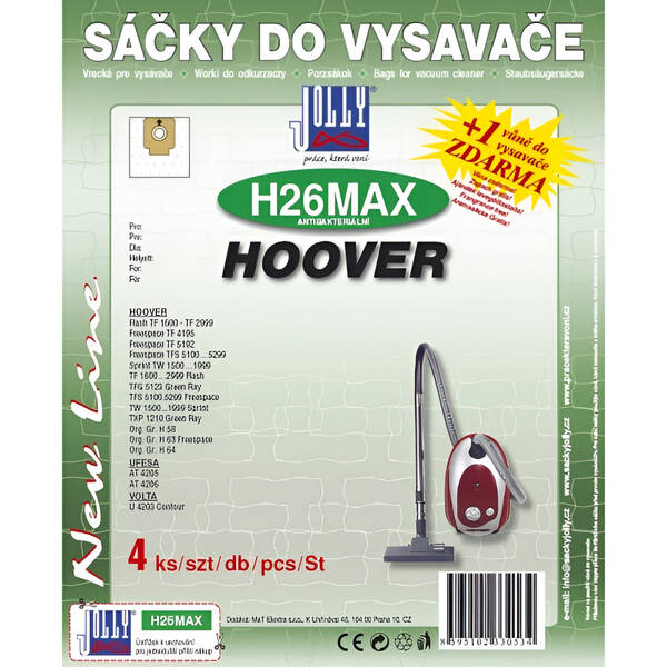 Sáčky do vysavače Jolly MAX H 26 (4 ks) 

