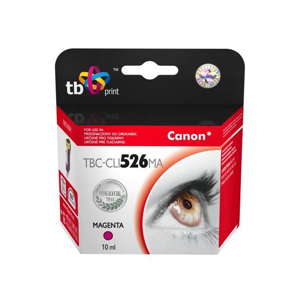 Inkoustová náplň TB Canon CLI-526M - kompatibilní červená

