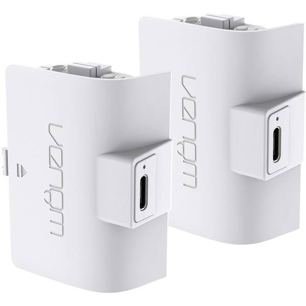 Baterie Venom VS2874 High Capacity Twin Battery Pack + 3m kabel, pro Xbox Series S/X & One bílá

