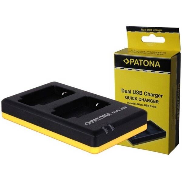 Nabíječka PATONA Dual Quick Charger EN-EL19 (Nikon) černá

