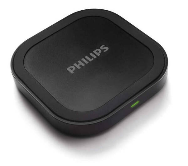Bezdrátová nabíječka Philips s funkcí rychlonabíjení černá

