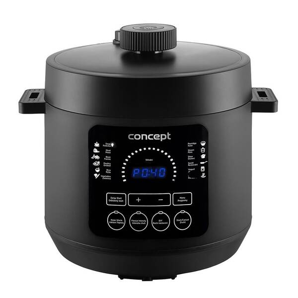 Multifunkční tlakový hrnec Concept CK6001 černý

