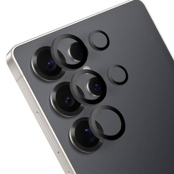 Ochranné sklo čočky fotoaparátu Obal:Me Lens Protector na Samsung Galaxy S25 Ultra černé

