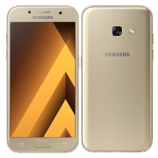 Mobilní telefon Samsung A3 (2017) zlatý

