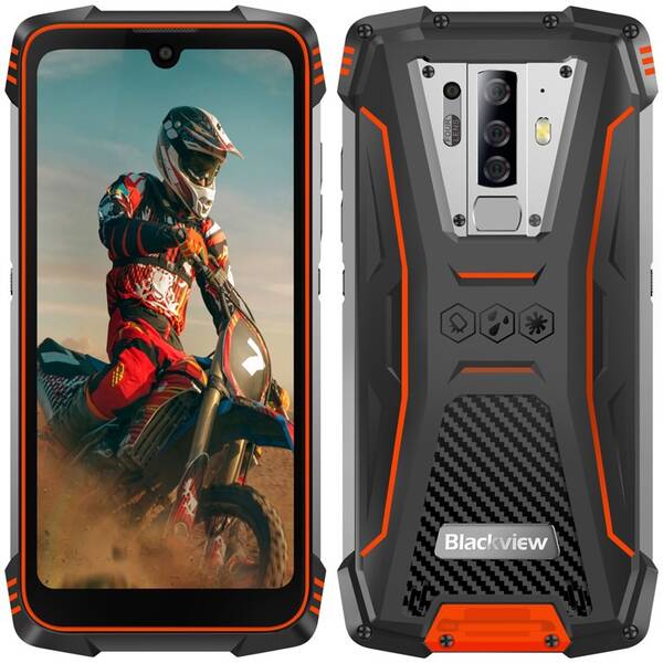 Mobilní telefon iGET GBV6900 černý/oranžový

