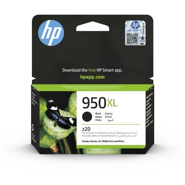 Inkoustová náplň HP 950XL, 2 300 stran černá

