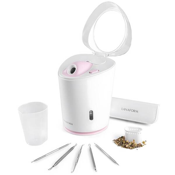 Obličejová sauna Lanaform Luxury Facial Steamer bílá

