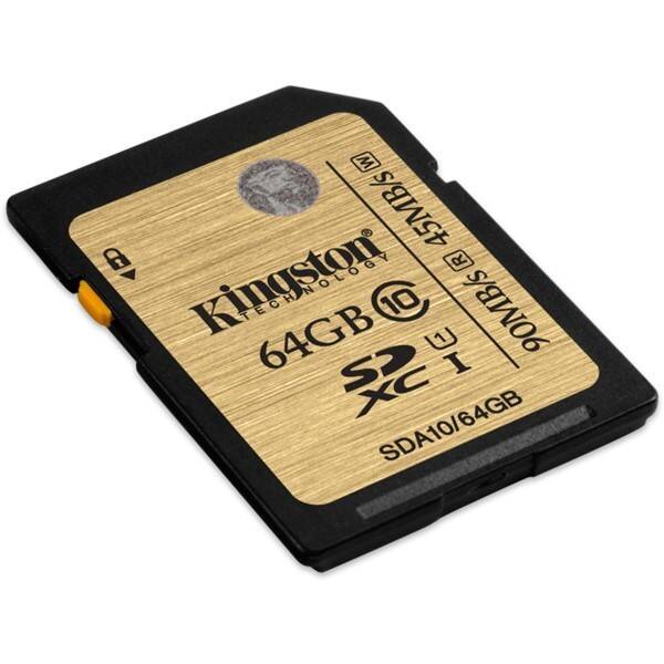 Paměťová karta Kingston 64GB UHS-I U3 (90R/80W) 

