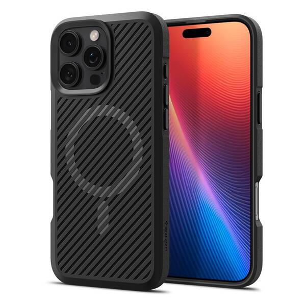 Kryt na mobil Spigen Core Armor MagSafe na Apple Iphone 16 Pro Max černý

