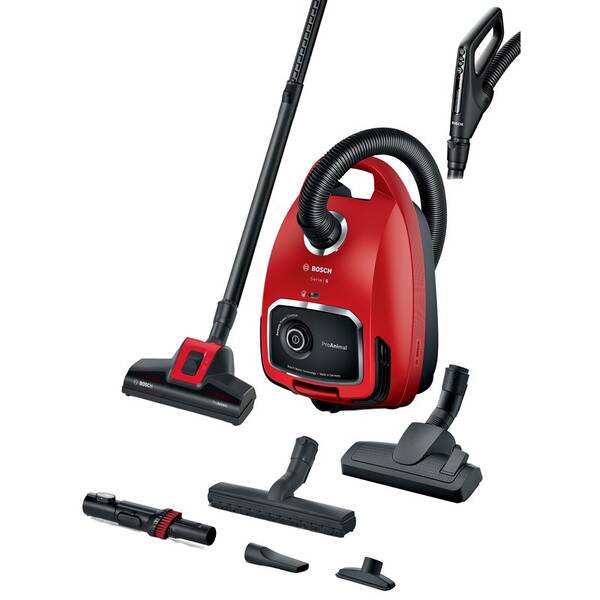 Podlahový vysavač Bosch BGL6PET3 červený

