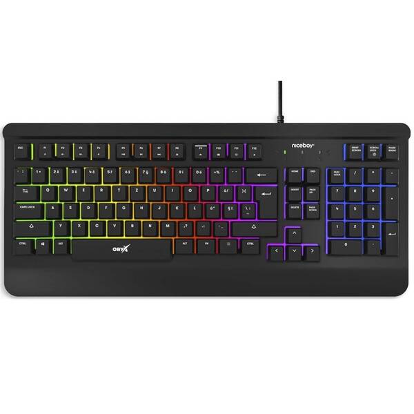 Klávesnice Niceboy ORYX K210 Core, CZ černá

