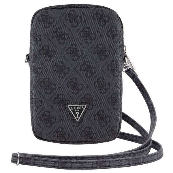 Taštička přes rameno Guess PU 4G Triangle Logo černé

