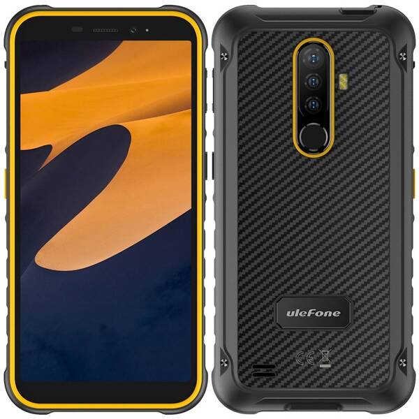 Mobilní telefon UleFone Armor X8i oranžový

