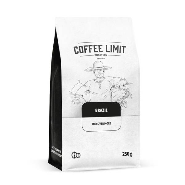 Káva zrnková COFFEE LIMIT Brasil Mogiana Casa Loreta 250 g 

