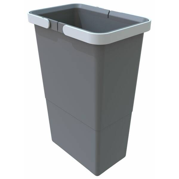 Odpadkový koš Elletipi Cover SMALL, 8 l, 34 × 15 × 22,5 cm šedý

