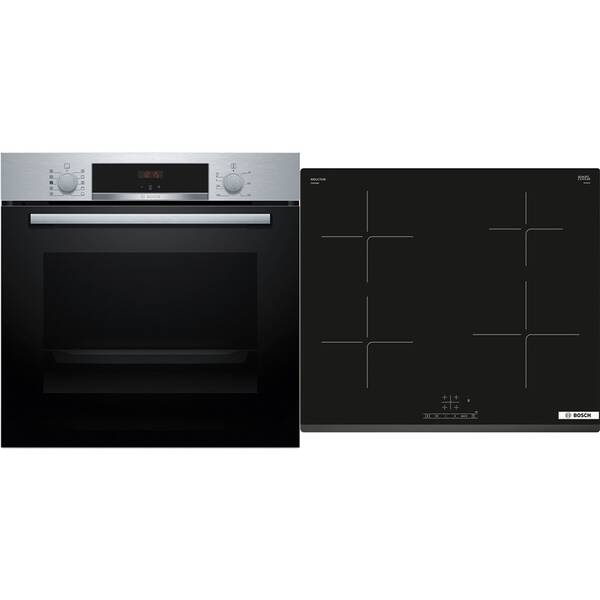 Set výrobků Bosch HQA514ES3 + PIE63KBB5E černá barva
