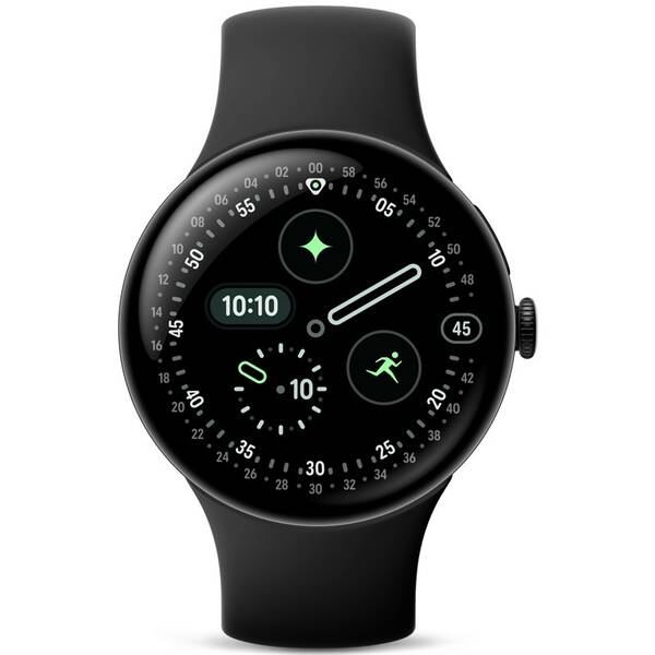 Chytré hodinky Google Pixel Watch 4 45 mm - Black / Obsidian černé

