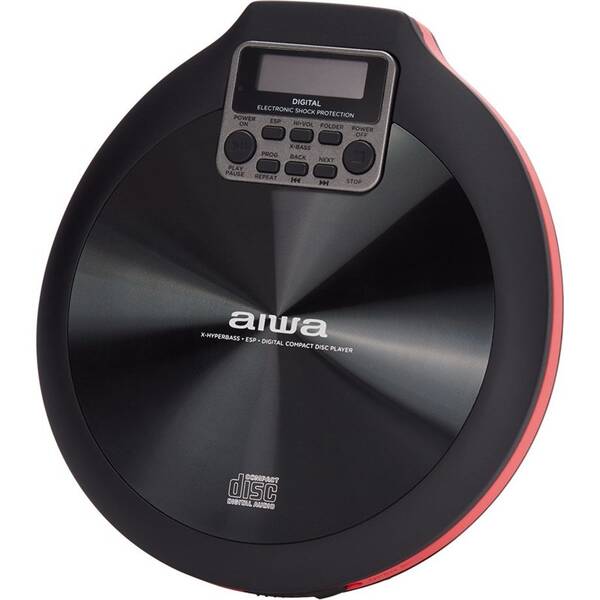 Discman AIWA PCD-810 černý/červený

