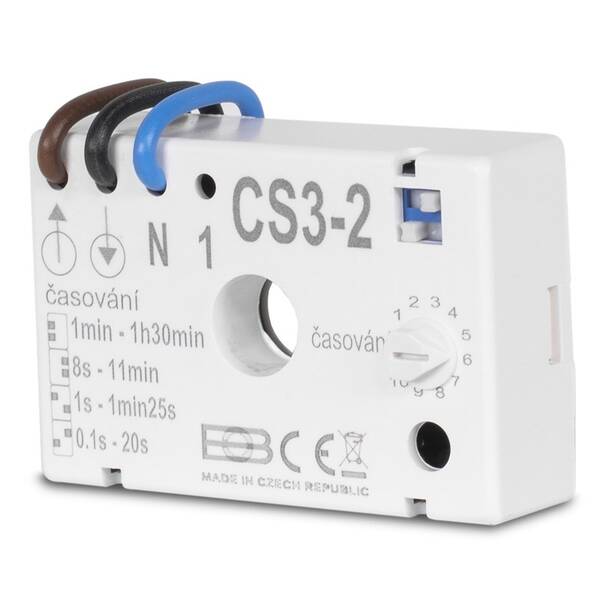 Spínač časový Elektrobock CS3-2 pod vypínač 

