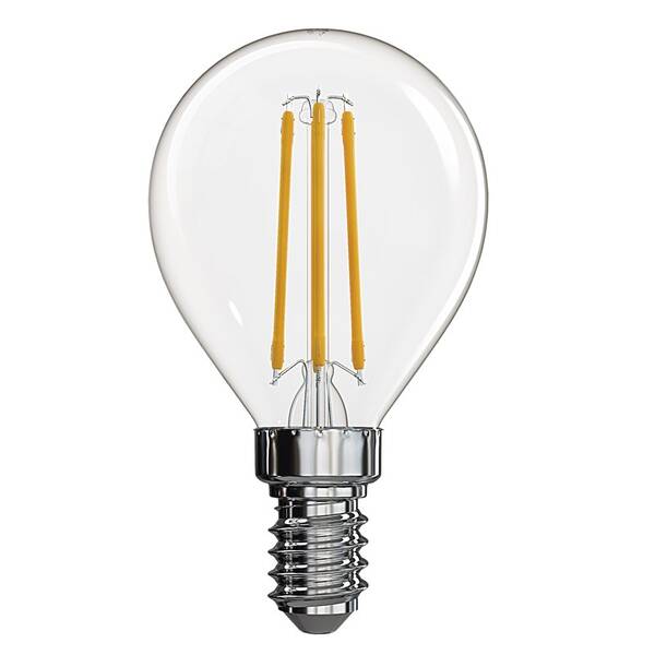Žárovka LED EMOS Filament Mini Globe, 3,4W, E14, neutrální bílá 

