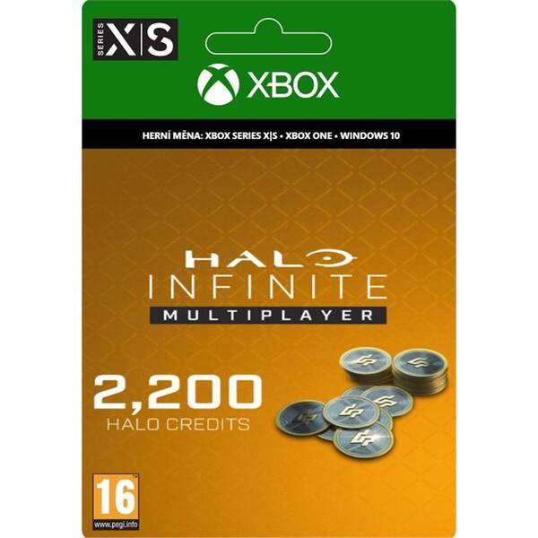  Microsoft Xbox/PC Halo Infinite: 2200 Halo kreditů - elektronická licence 

