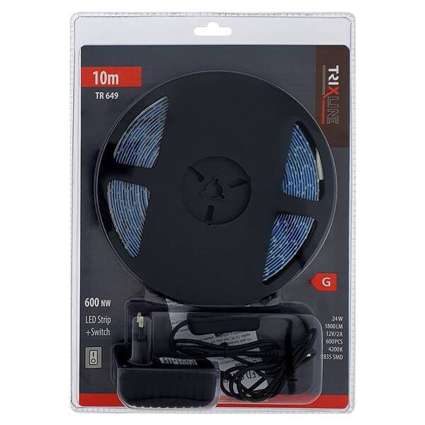 LED pásek Trixline TR 649  24W 4200K 10m s vypínačem 

