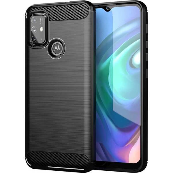 Kryt na mobil WG Carbon na Motorola Moto G10 černý

