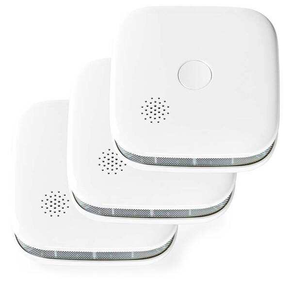Detektor kouře Nedis SmartLife Wi-Fi, 3ks bílý

