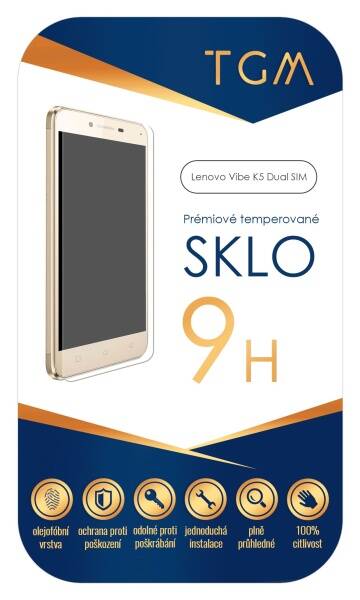 Tvrzené sklo TGM pro Lenovo K5 průhledné

