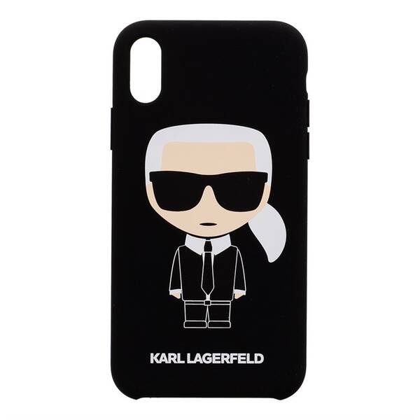 Kryt na mobil Karl Lagerfeld Full Body Iconic na Apple iPhone XR černý

