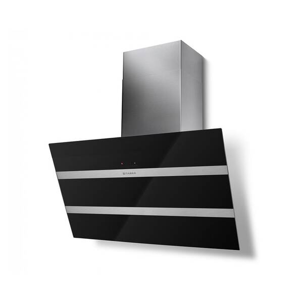 Odsavač par Faber STEELMAX EV8 BK/X A80 černý/nerez/sklo

