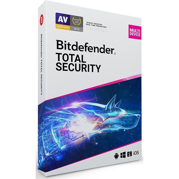 Software Bitdefender Total Security 10 zařízení 


