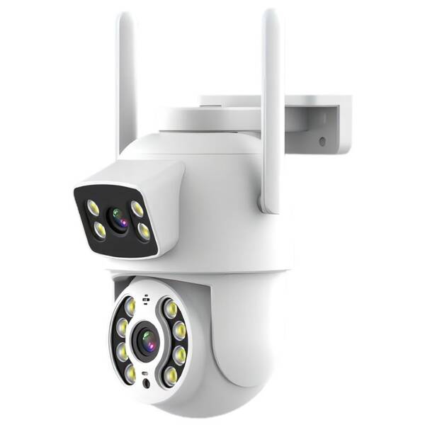 IP kamera IMMAX NEO LITE SMART Security DOUBLE , 355° 90°, Wi-Fi, Tuya bílá

