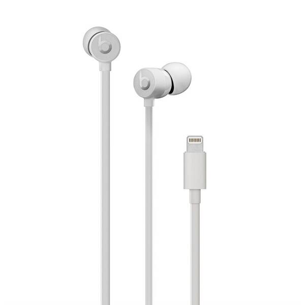 Sluchátka Beats urBeats3 s Lightning konektorem - saténově stříbrná 

