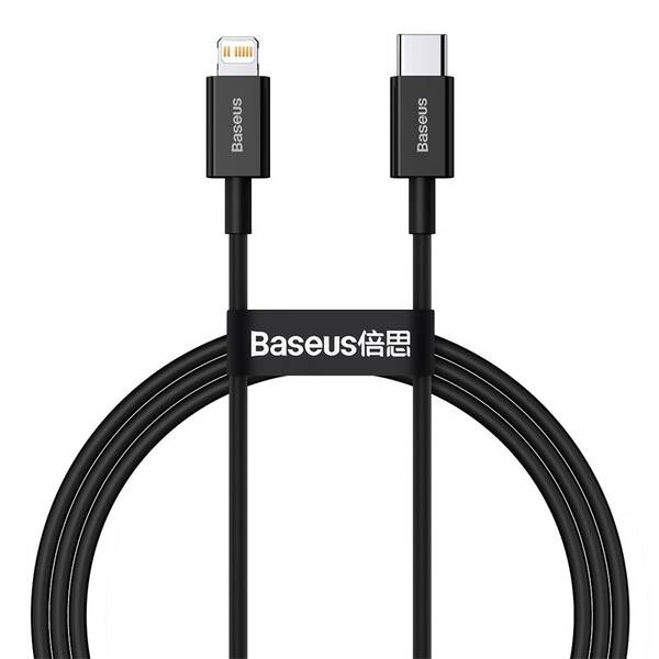 Kabel Baseus Superior Series USB-C/Lightning 20W 1m černý

