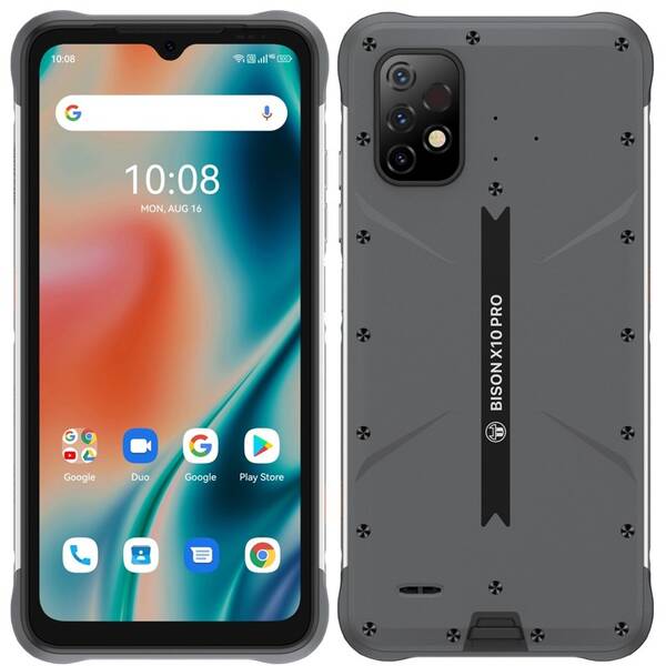 Mobilní telefon UMIDIGI Bison X10 Pro šedý

