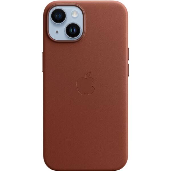 Kryt na mobil Apple s MagSafe pro iPhone 14 - cihlově hnědý 

