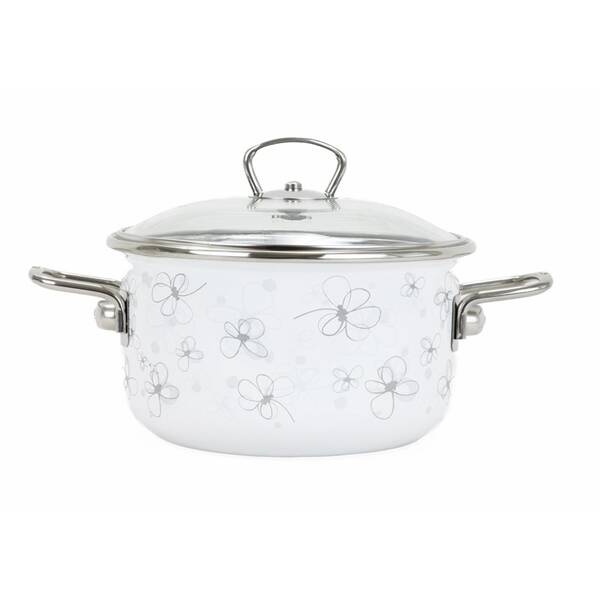 Hrnec s poklicí Belis 18 cm / 2,2 l, smalt 

