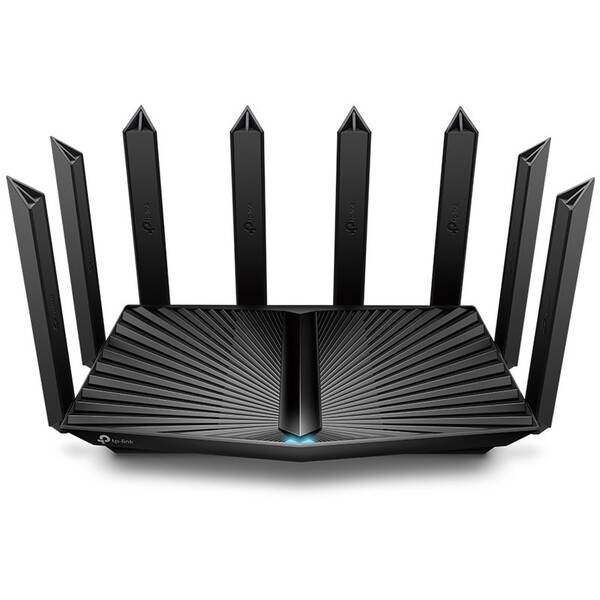 Router TP-Link Archer AX95, AX7800 Tri-Band Wi-Fi 6 černá barva
