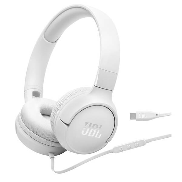 Sluchátka JBL Tune 520C bílá

