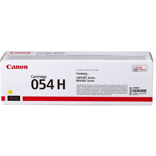 Toner Canon CRG 054 H, 2300 stran žlutý

