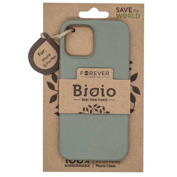 Kryt na mobil Forever Bioio na Apple iPhone 12 Pro Max zelený

