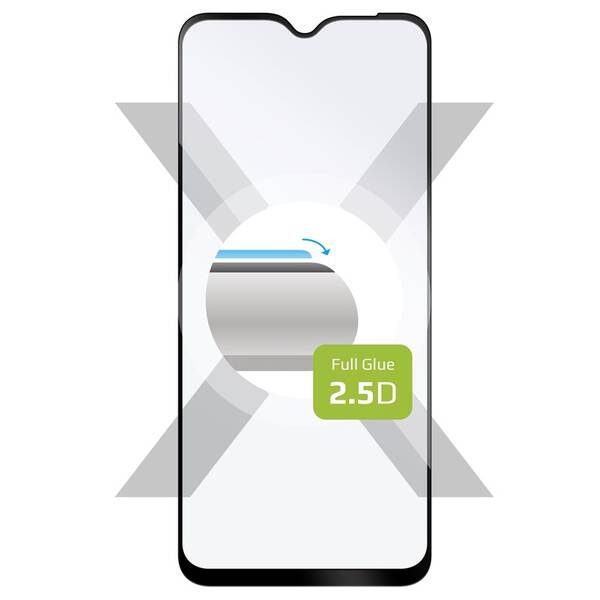 Tvrzené sklo FIXED Full-Cover na Samsung Galaxy A23 5G černé

