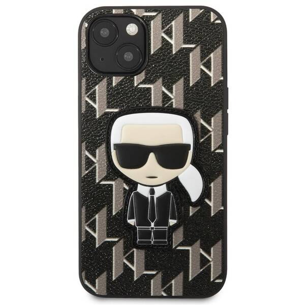 Kryt na mobil Karl Lagerfeld Monogram Ikonik na Apple iPhone 13 černý


