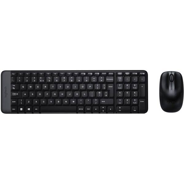 Klávesnice s myší Logitech MK220, CZ/SK černá


