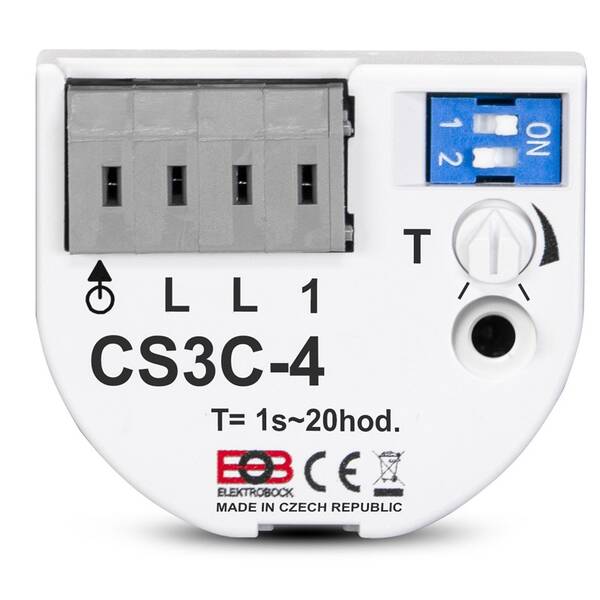 Spínač časový Elektrobock CS3C-4 pod vypínač 

