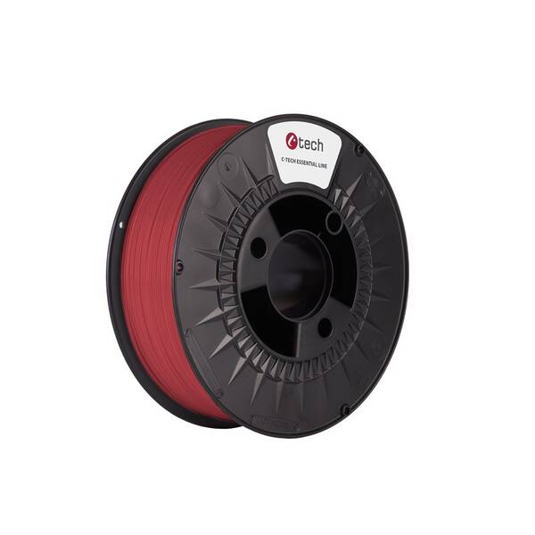 Filament C-Tech ESSENTIAL LINE, PETG, 1,75mm, 1kg červený

