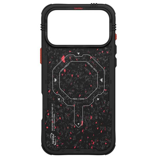 Kryt na mobil Skinarma Vektor Mag-Charge na Apple iPhone 17 Pro Max černý/červený

