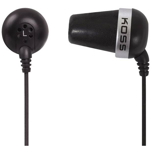 Sluchátka Koss The Plug (doživotní záruka) černá


